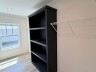 built-in shelving