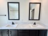 dual sinks in bathroom