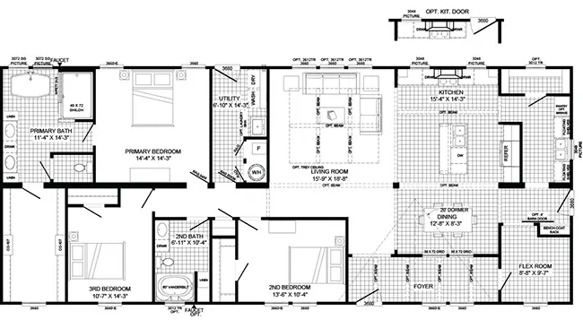Explorer model floorplan