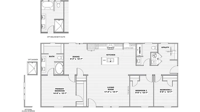 Explorer model floorplan
