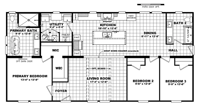 Little Tybee model floorplan