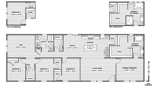 Sevier model floorplan