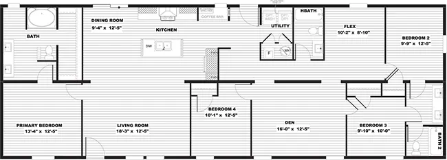Snowcap model floorplan