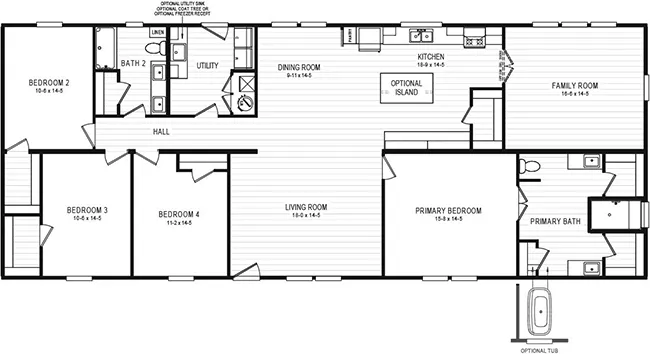 Uwharrie model floorplan